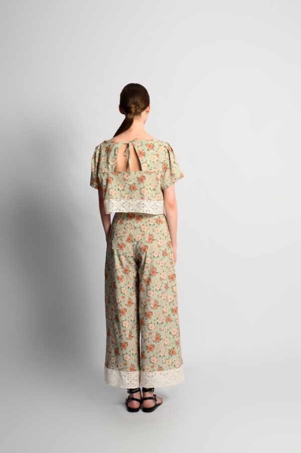 magnolia top and trouser