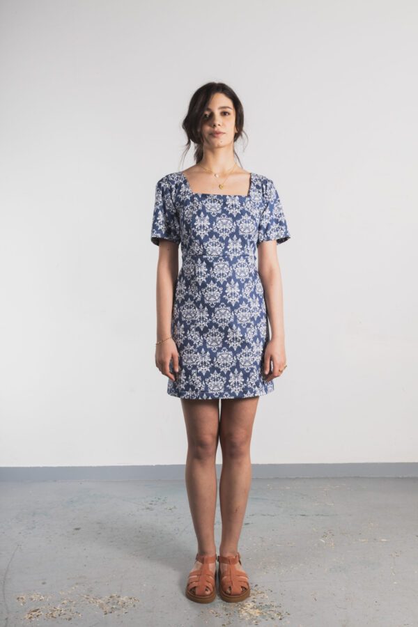 porcelain denim dress